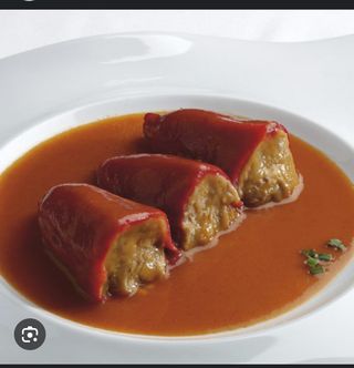 Pimientos rellenos de carne 