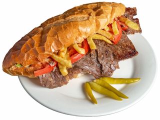 Донер куриный в батоне 