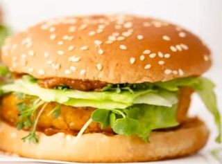Quinoa kale burger
