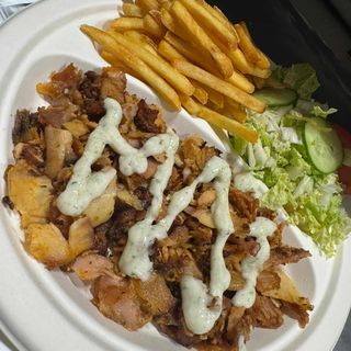 Zestaw obiadowy gyros mały