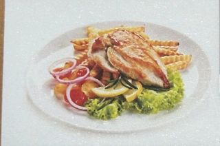 Chicken fillet with french fries
