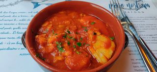 Filetto di pescato al guazzetto