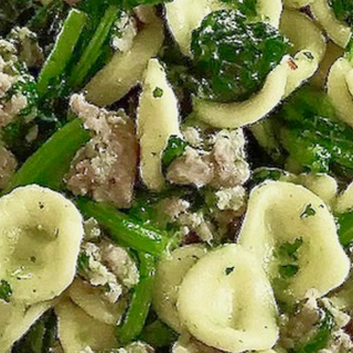Orecchiette cime di rapa e salsiccia 