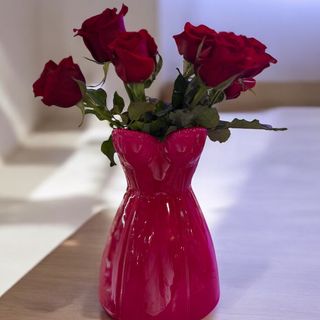 Wazon sukienka fuksja 