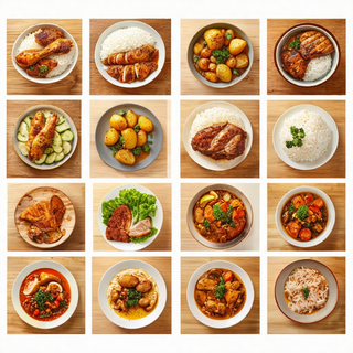 Glavna jela velika porcija sa supom