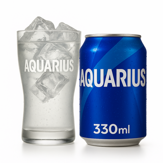 Aquarius limón, lata 330ml