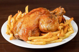 Demi poulet Rôti + Frites