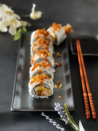Uramaki Langostino Rebozado (8 uds.)
