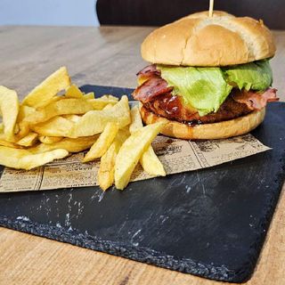 Porto chicken burger