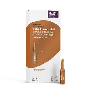 Ampollas Faciales Vitamina C De Nesk Intensive Treatment 7 Unidades X 2 Ml