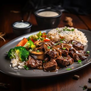 Biftek u sosu od pečuraka 300-350 g