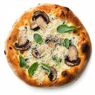 Funghi freschi rucola e grana