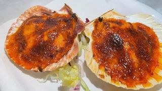 Gamberi gratinati con salsa piccante