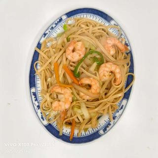 Tallarines Con Gambas