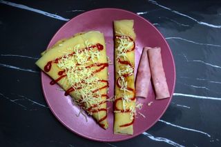 Velika palačinka sa šunkom