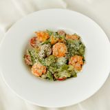 Caesar Salad with Tiger Prawns