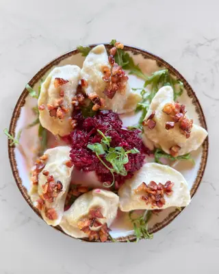 Pierogi z mięsem