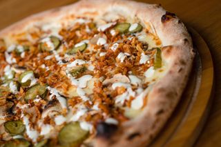 Пиле дюнер пица  (30см)