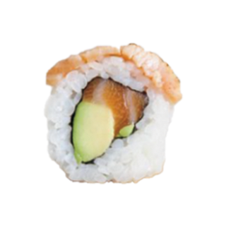 90. Aburi salmón roll（4piezas）