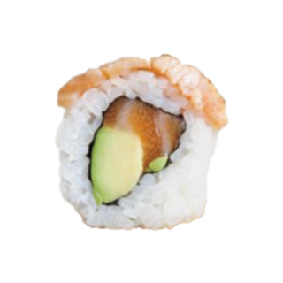 90. Aburi salmón roll（4piezas）
