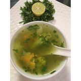 Lemon coriander soup
