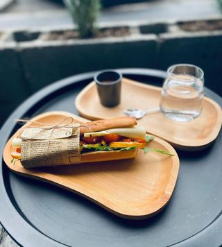 Espresso + sandwich prosciutto