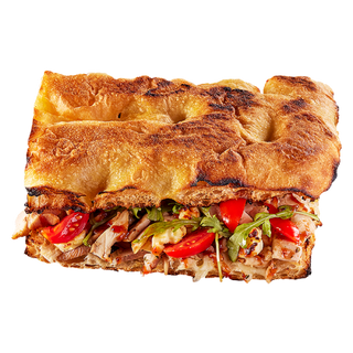 ФОКАЧА САНДВИЧ С BBQ ПИЛЕ