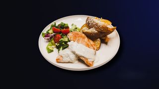 Piept de pui cu sos gorgonzola
