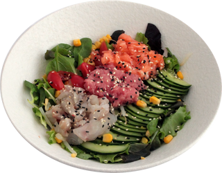27 Sashimi salad