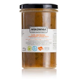 Żurek z białą kiełbasą, chrzanem I podgrzybkami 460ml