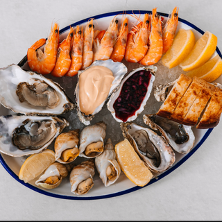 Холодне плато з морепродуктів (2шт/2шт/5шт/10шт/30/30г)