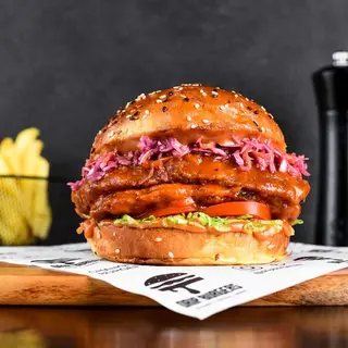 Spicy Pineapple Sweet Chilli Crunch Burger