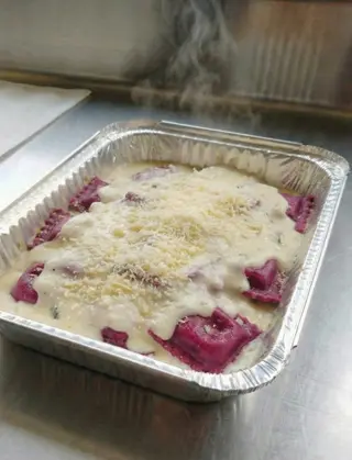 Ravioli Salmão e Queijo Parmesão