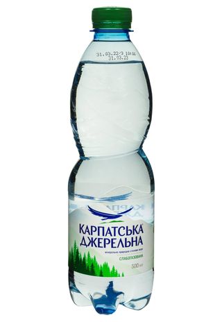Вода с/г карпатська джерельна (0.5л)