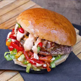 Hamburger spicy mayo