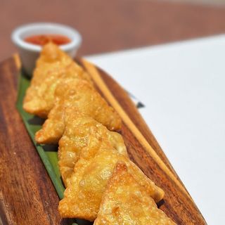 Crujiente de pollo y verduras 