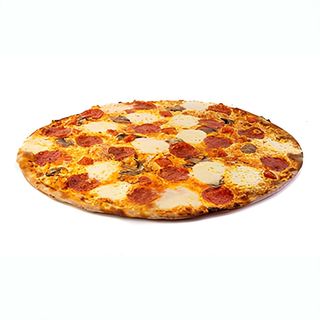 Итальянская пицца с Моцареллой и пепперони (40 см) на тонком тесте