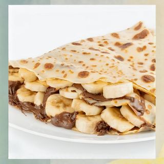 Блин с Нутеллой и бананом/ Clătită Nutella cu Banană
