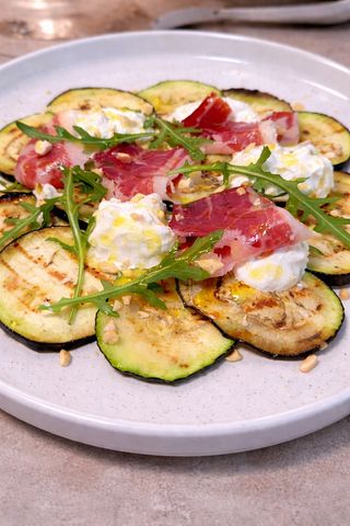 Ensalada Templada De Burrata