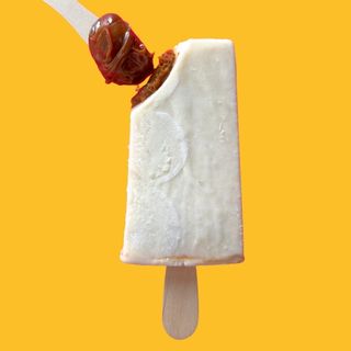Paleta De Banana Con Dulce De Leche