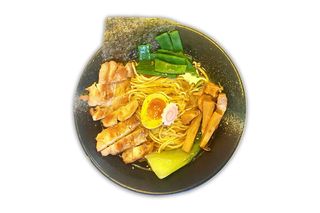 Grilled chicken ramen