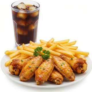 Menú alitas de pollo