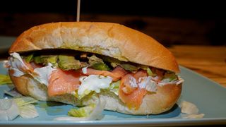 Ciabatta con salmone
