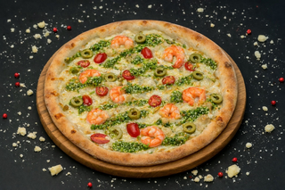 Піца з креветками