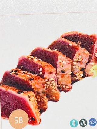 304A - Tonno tataki con sesamo e salsa