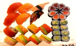 B12.Arco Iris, (30 Uds.) Nigiri Y Maki
