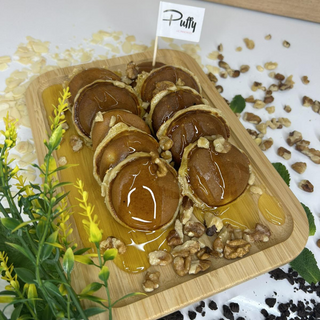 10 мини палачинки с Мед и орехи