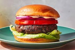 Panino burger agli spinaci