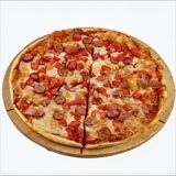 Пицца с охотничьими колбасками