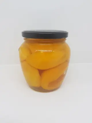 Melocotón en Almíbar tarro cristal